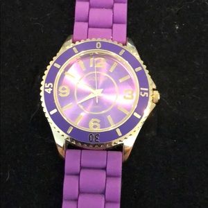 Large purple watch